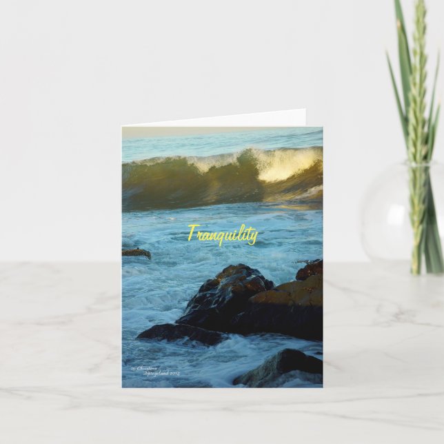 Tarjetas de notas de las ondas oceánicas (Anverso)