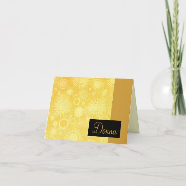 Tarjetas de notas de los atardeceres celestes (Anverso)