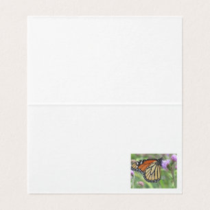 Tarjetas de notas de mariposa monarca