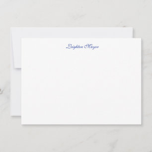 Tarjetas de notas de mármol azul italianas