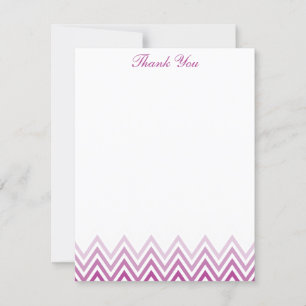 Tarjetas de notas de moda de Ombre Púrpura