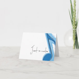 Tarjetas de notas de música