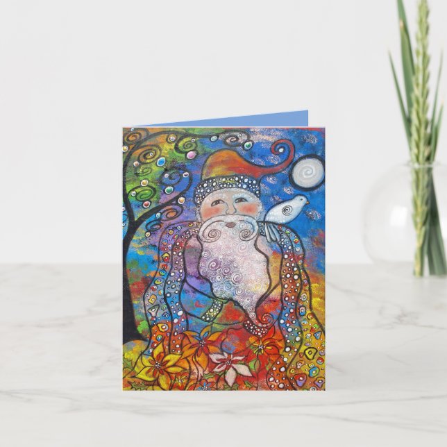 Tarjetas de notas de Navidades de St. Nick (Anverso)