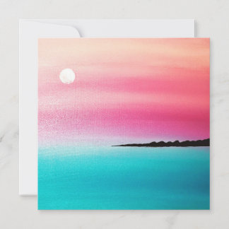 Tarjetas de notas de paisaje arcoiris