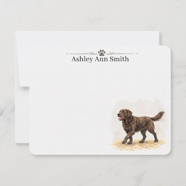 Tarjetas de notas de papel de carta personalizadas (Anverso)