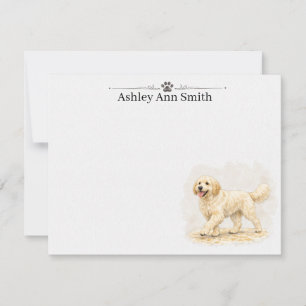 Tarjetas de notas de papel personalizado Golden Do