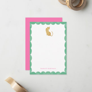 Tarjetas de notas de papelería personal caprichosa