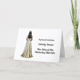 Tarjetas de notas de papelería personalizadas para