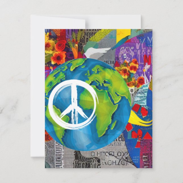 Tarjetas de notas de paz mundiales (Anverso)