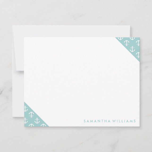 Tarjetas de notas de Personalizado de patrones de  (Anverso)