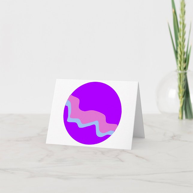 Tarjetas de notas de planeta morado (Subido por el creador)