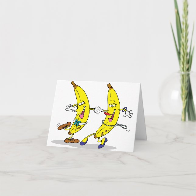 Tarjetas de notas de plátanos bailarines (Subido por el creador)