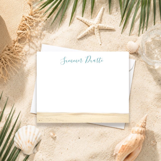Tarjetas de notas de playa personalizadas Papelerí (Subido por el creador)