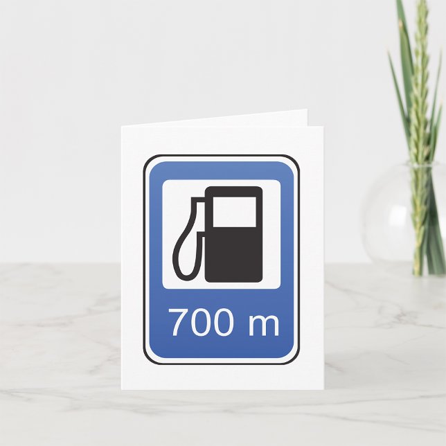 Tarjetas de notas de Rótulo de la gasolinera (Subido por el creador)