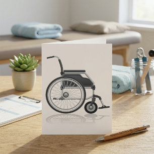 Tarjetas de notas de silla de ruedas