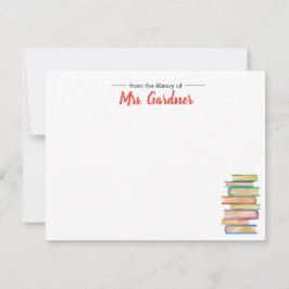 Tarjetas de notas de Stationery personalizadas par