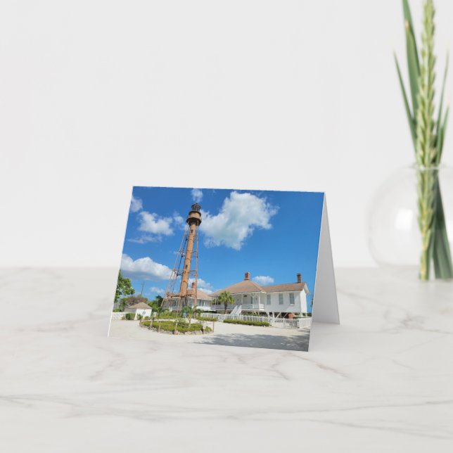 Tarjetas de notas del faro de Sanibel (Anverso)