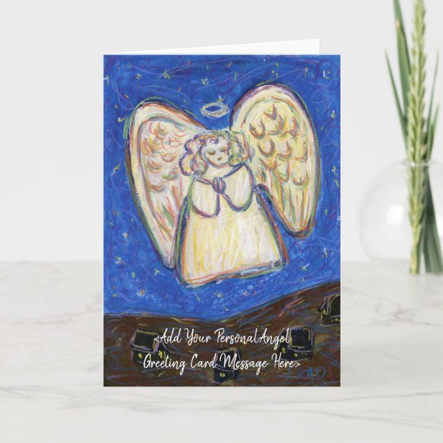 Tarjetas de notas del Personalizado de arte Angel  (Anverso)