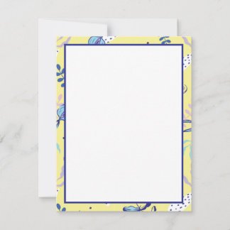 Tarjetas de notas diarias con estampado floral ama