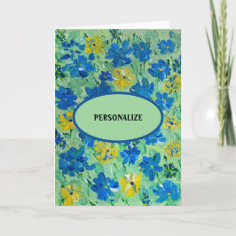 Tarjetas de Notas Florales Olvídate de Mí