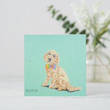 Tarjetas de notas Groovy Goldendoodle