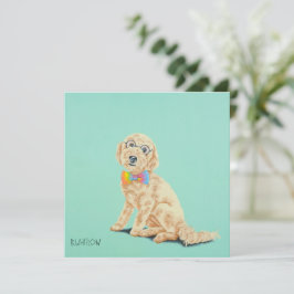 Tarjetas de notas Groovy Goldendoodle