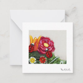 Tarjetas de notas ilustradas