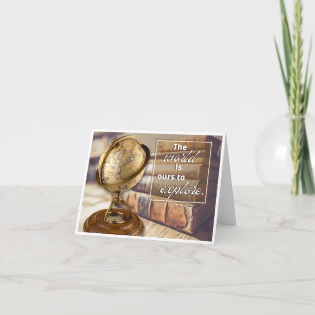 Tarjetas de notas Inspiradoras para viajes de vint (Anverso)