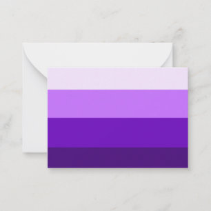 Tarjetas de notas Multi Purple 2
