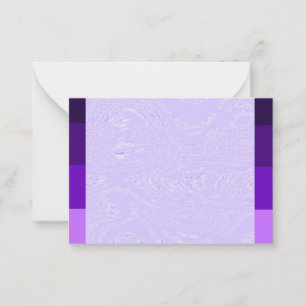 Tarjetas de notas multipúrpura