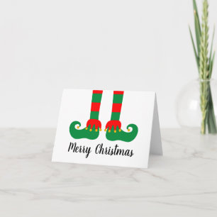Tarjetas de notas para elefante de Navidad persona