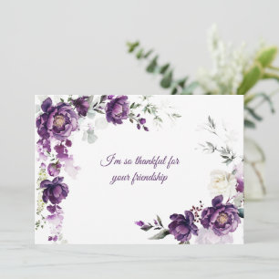 Tarjetas de notas para hongos púrpura profundos