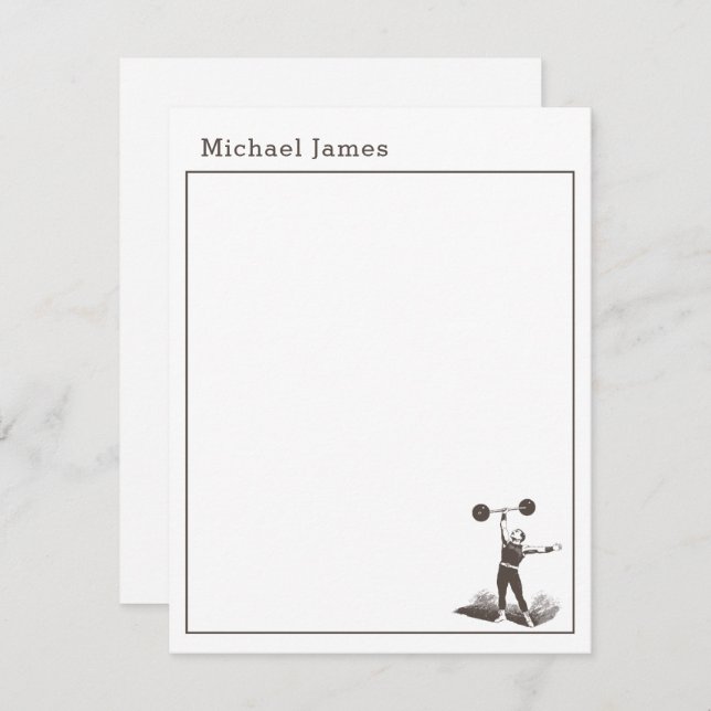 Tarjetas de notas para personalizados para artícul (Anverso / Reverso)