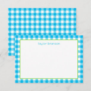 Tarjetas de notas personalizadas cargadas en búfal