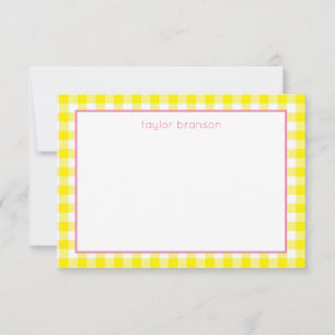 Tarjetas de notas personalizadas cargadas en búfal