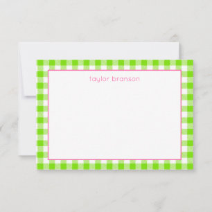 Tarjetas de notas personalizadas cargadas en búfal