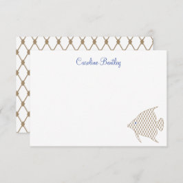 Tarjetas de notas personalizadas de ángel de patró