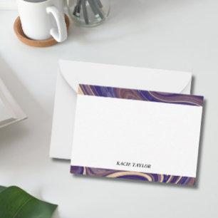 Tarjetas de notas personalizadas de borde moderno
