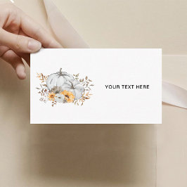 Tarjetas de notas personalizadas de calabazas de o