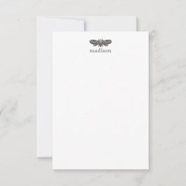 Tarjetas de notas personalizadas de la bebida de m