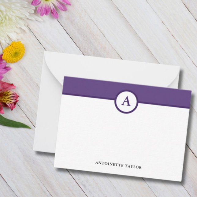 Tarjetas de notas personalizadas de monograma de o (Subido por el creador)