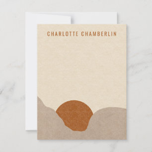 Tarjetas de notas personalizadas del Boho