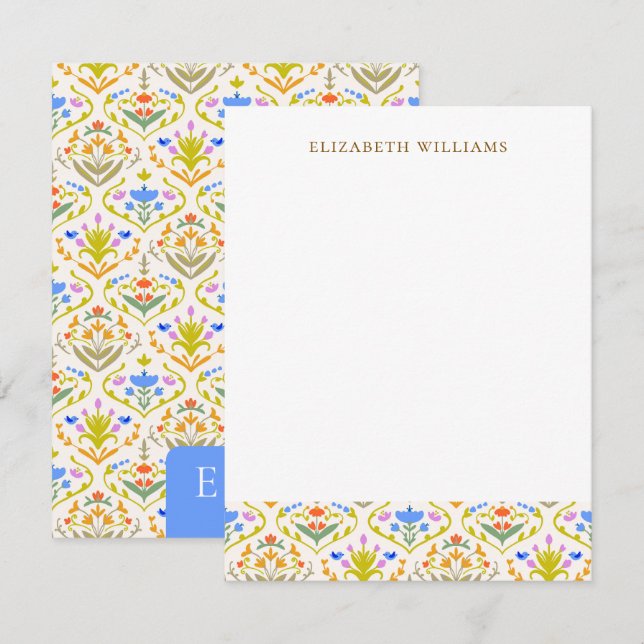 Tarjetas de notas personalizadas del jardín botáni (Anverso / Reverso)