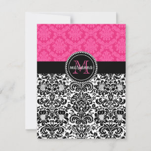 Tarjetas de notas personalizadas elegantes de dama