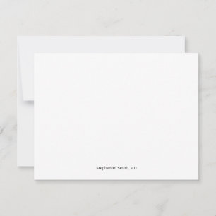 Tarjetas de Notas Personalizadas Elegantes y Simpl