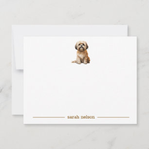 Tarjetas de notas personalizadas Lhasa Apso