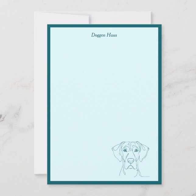 Tarjetas de notas personalizadas minimalistas – Gr (Anverso)