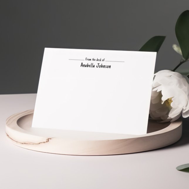 Tarjetas de notas personalizadas minimalistas y el (Subido por el creador)