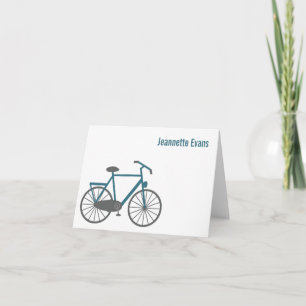 Tarjetas de notas personalizadas para bicicletas