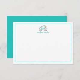 Tarjetas de notas personalizadas para bicicletas d